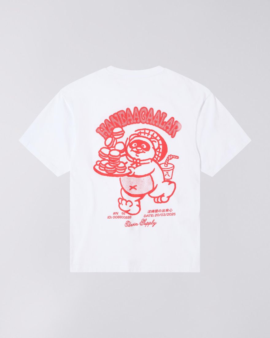 EDWIN Tanuki T-Shirt White