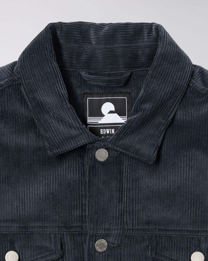 EDWIN Trucker Jacket Lined Ebony