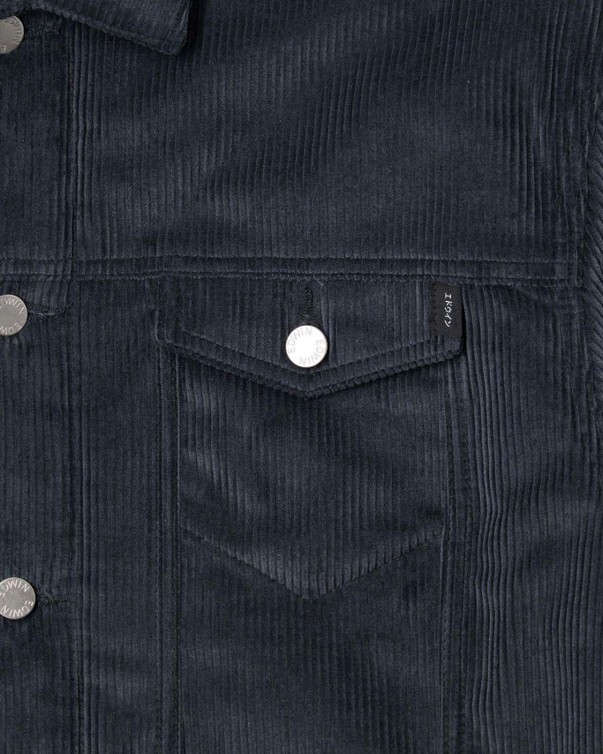 EDWIN Trucker Jacket Lined Ebony