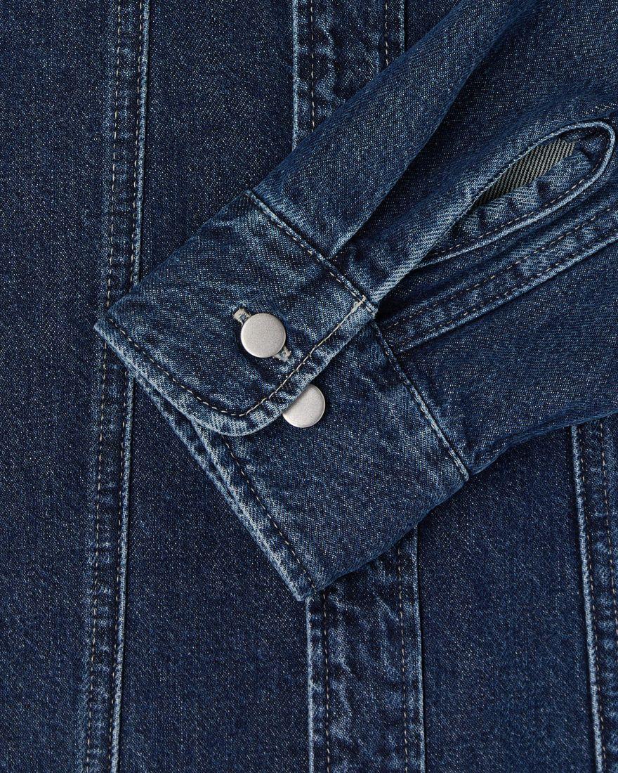 EDWIN Trucker Overshirt Marble Wash