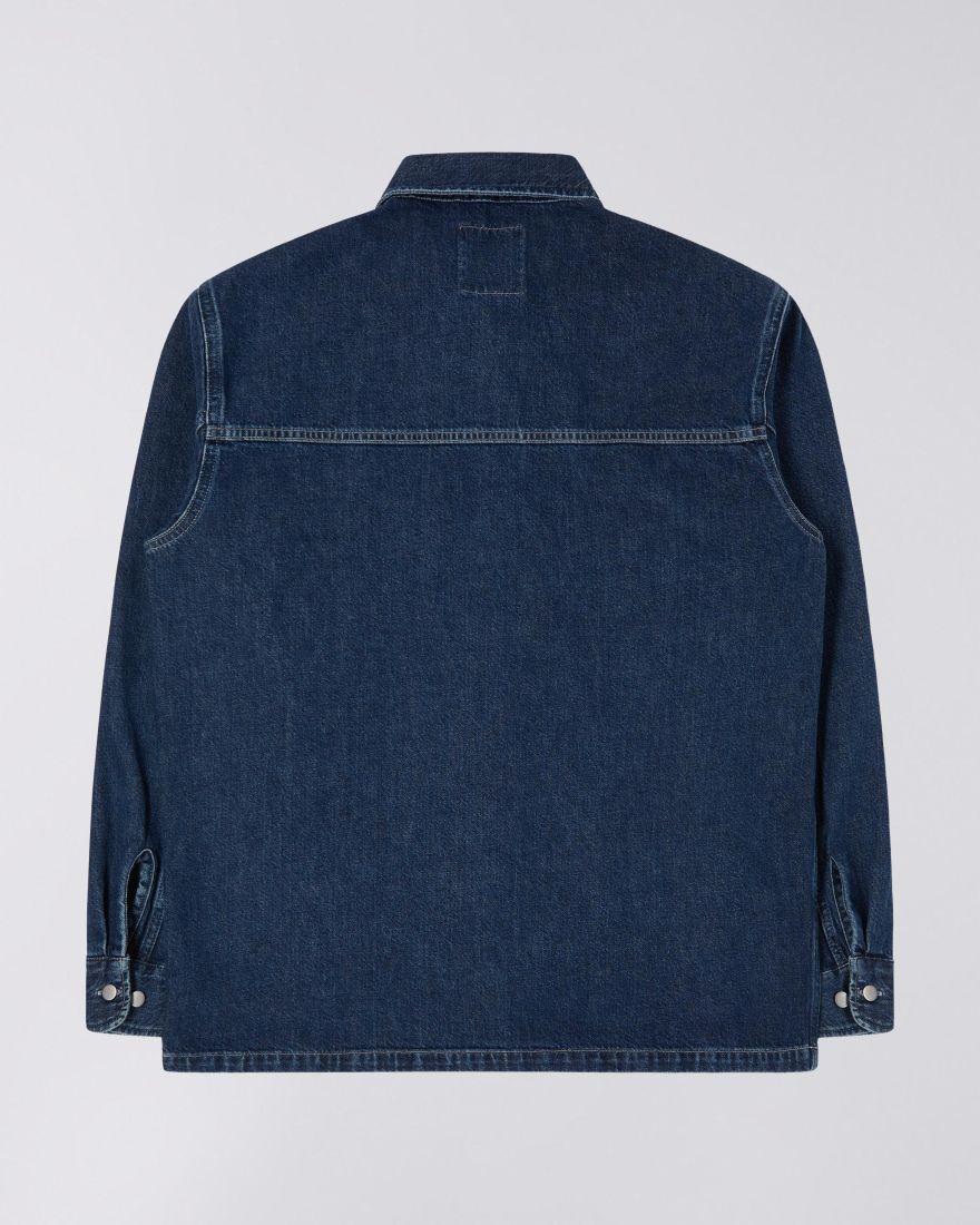 EDWIN Trucker Overshirt Marble Wash