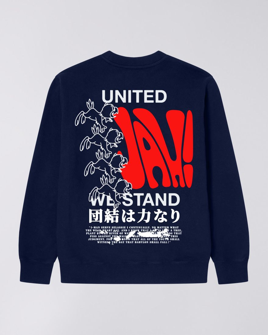 EDWIN United We Stand Sweat Maritime Blue