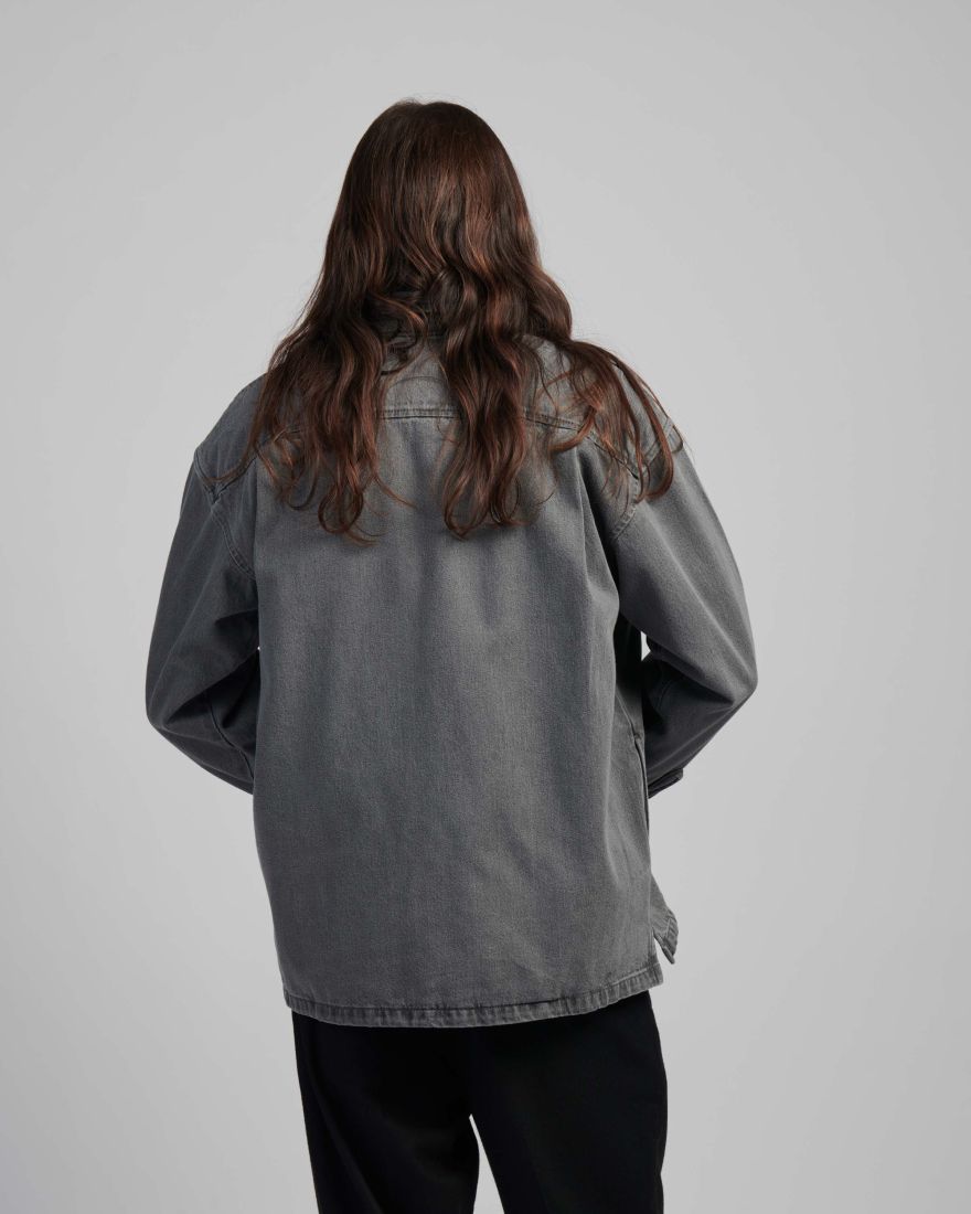 EDWIN Utility Overshirt LS Heavy Bleach Wash