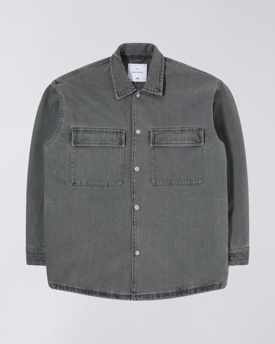EDWIN Utility Overshirt LS Heavy Bleach Wash
