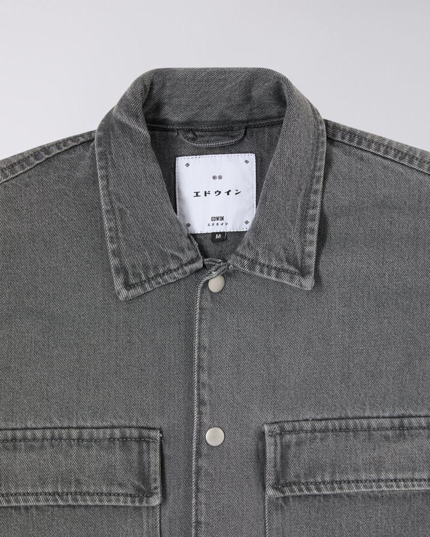 EDWIN Utility Overshirt LS Heavy Bleach Wash