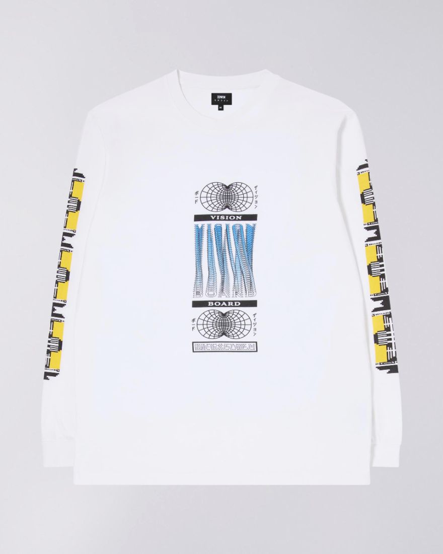 EDWIN Vision Board T-Shirt LS garment washed