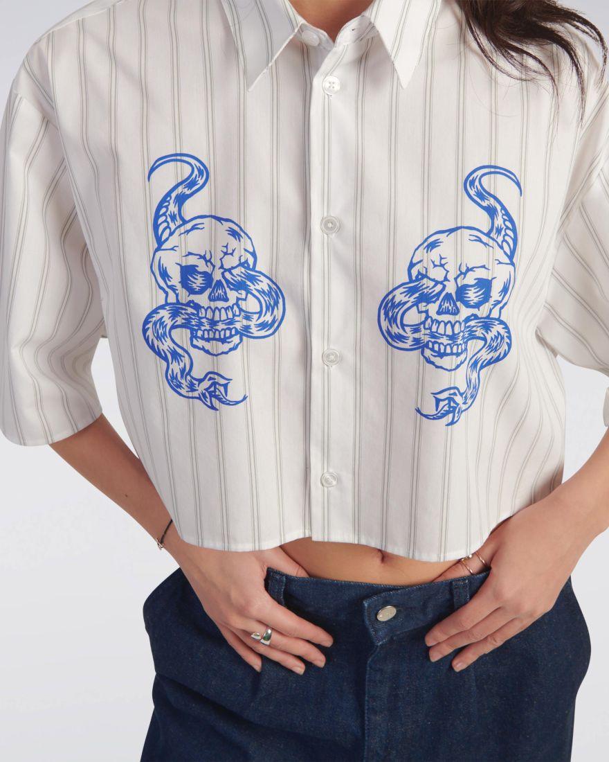 EDWIN W' Alix Shirt SS Garment Washed