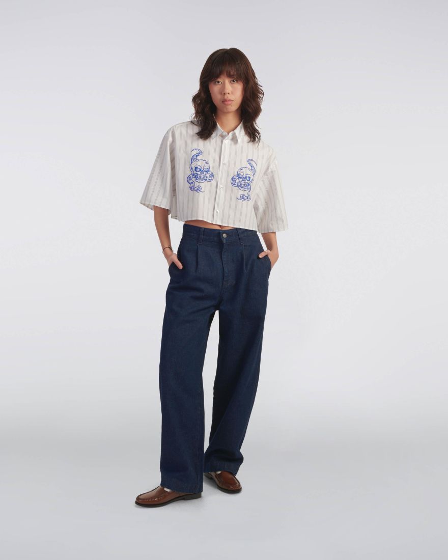 EDWIN W' Alix Shirt SS garment washed