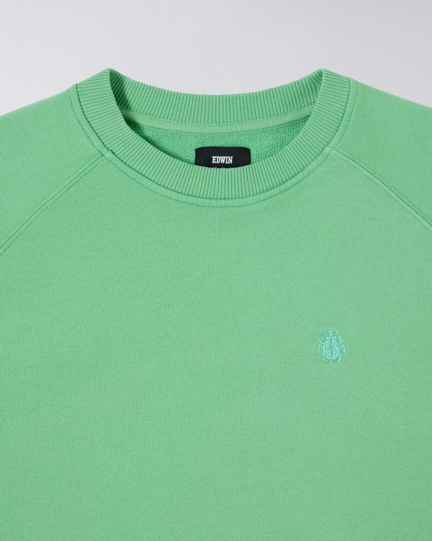 EDWIN W' Core Sweat Absinthe Green