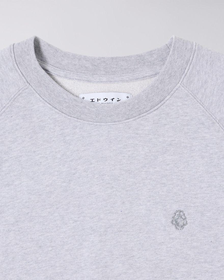 EDWIN W' Core Sweat Grey Marl