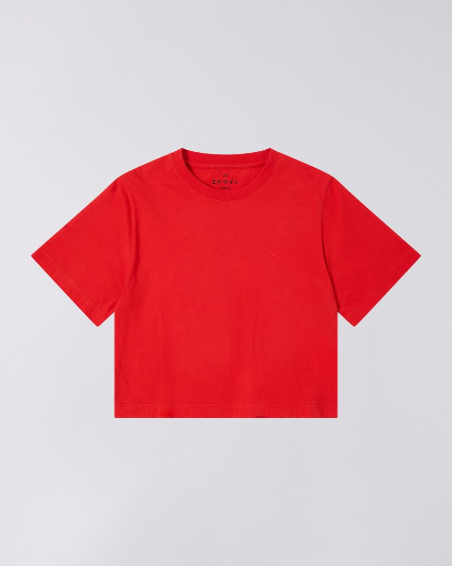 EDWIN W' Core T-Shirt Fiery Red