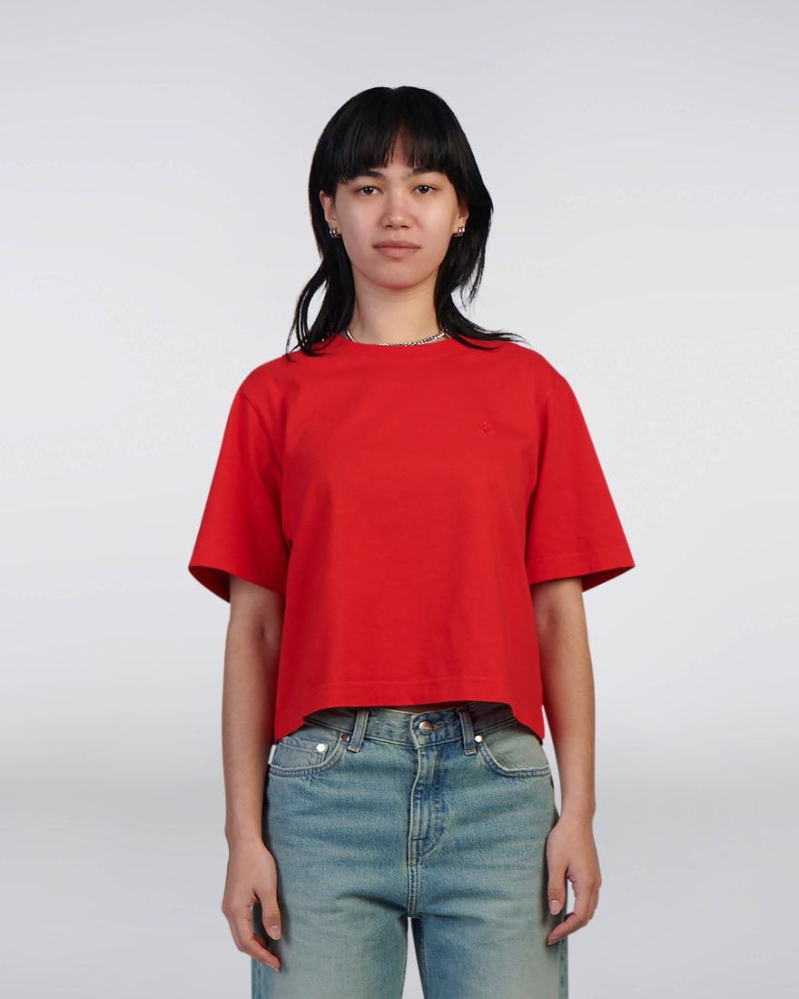EDWIN W' Core T-Shirt Fiery Red