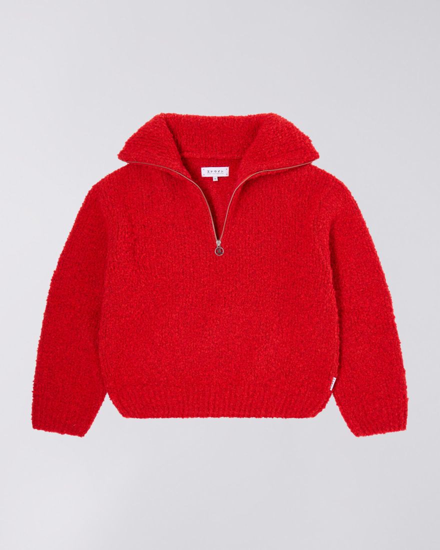 EDWIN W' Neva Sweater Fiery Red