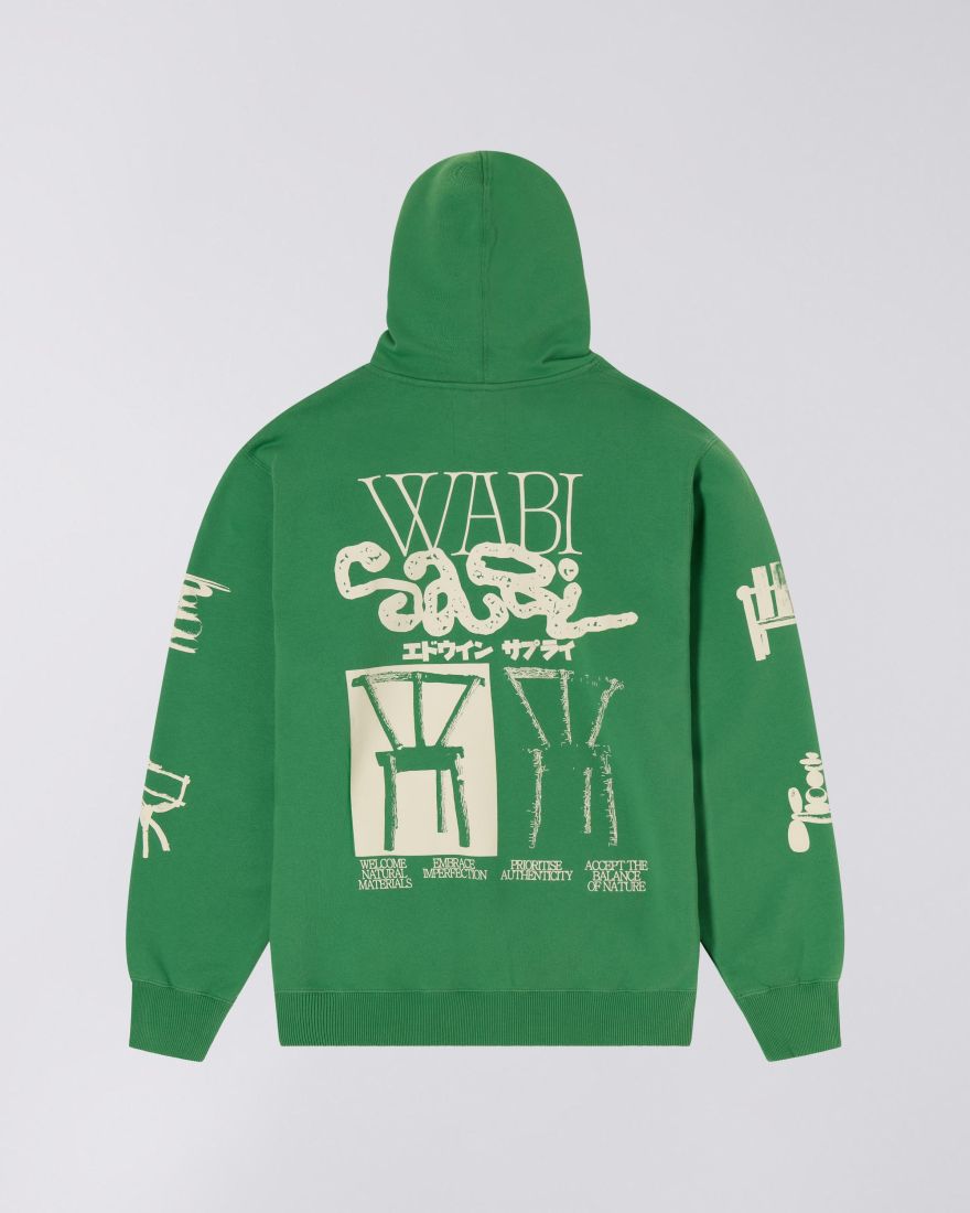 EDWIN Wabi Sabi Hoodie Sweat Mint Green