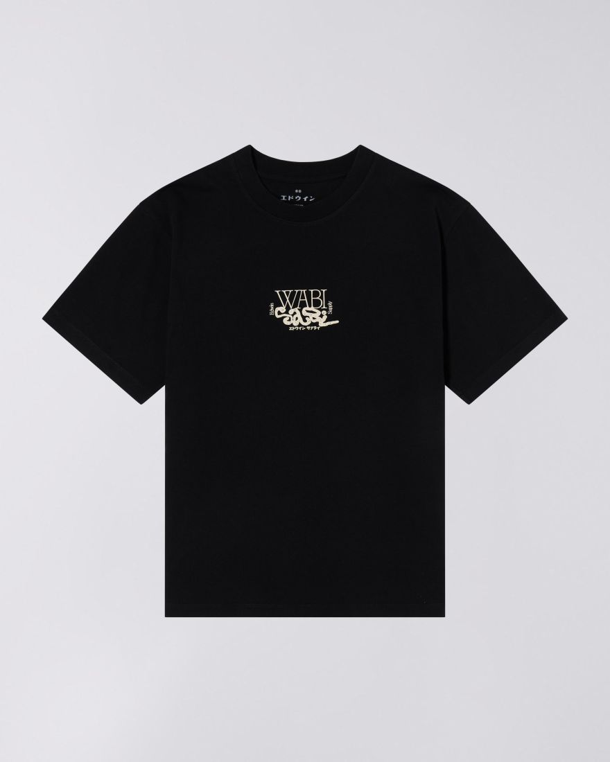 EDWIN Wabi Sabi T -Shirt Black