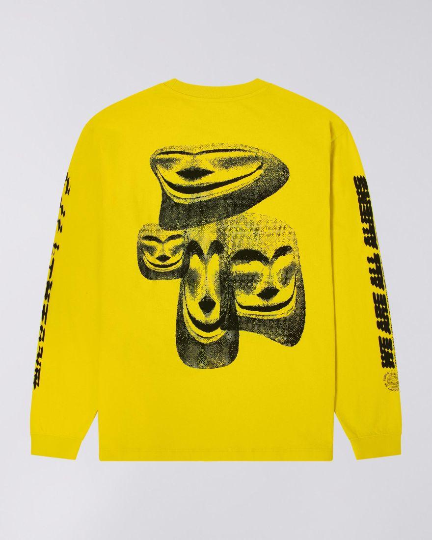 EDWIN We Are All Aliens T-Shirt LS Garment Washed