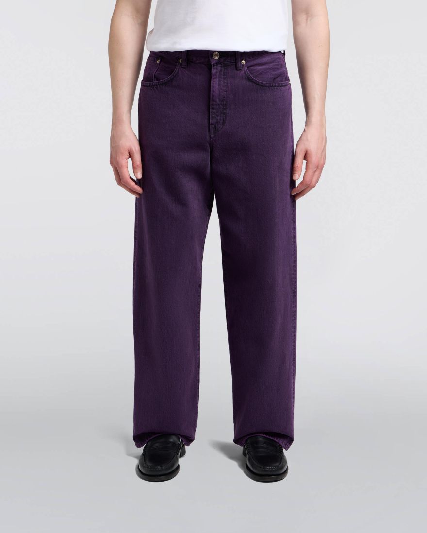 EDWIN Wide Pant purple overdyed