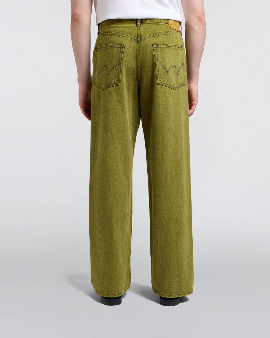 EDWIN Wide Pant Yellow Overdyed
