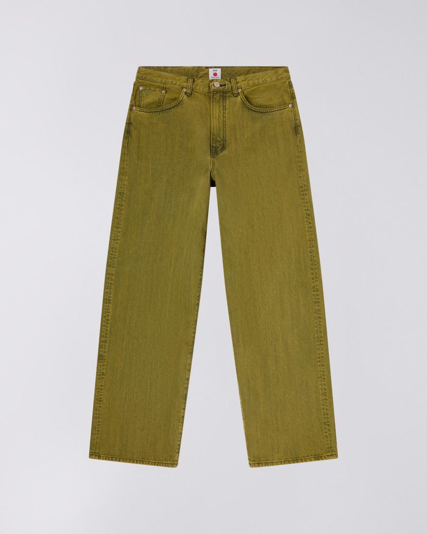 EDWIN Wide Pant Yellow Overdyed