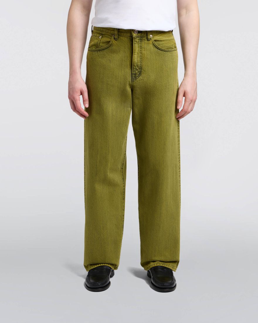 EDWIN Wide Pant yellow overdyed