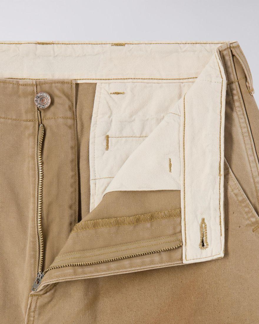 EDWIN Wide Trousers Remake Khaki