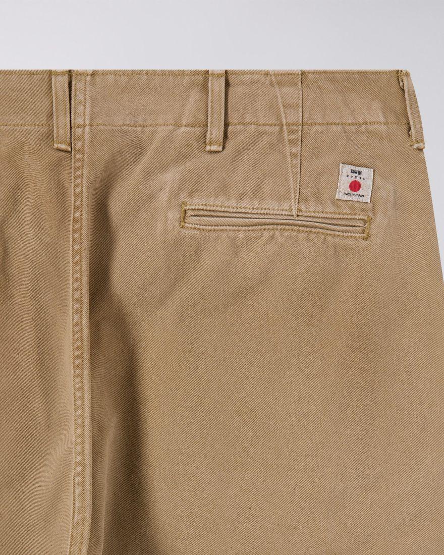 EDWIN Wide Trousers Remake Khaki