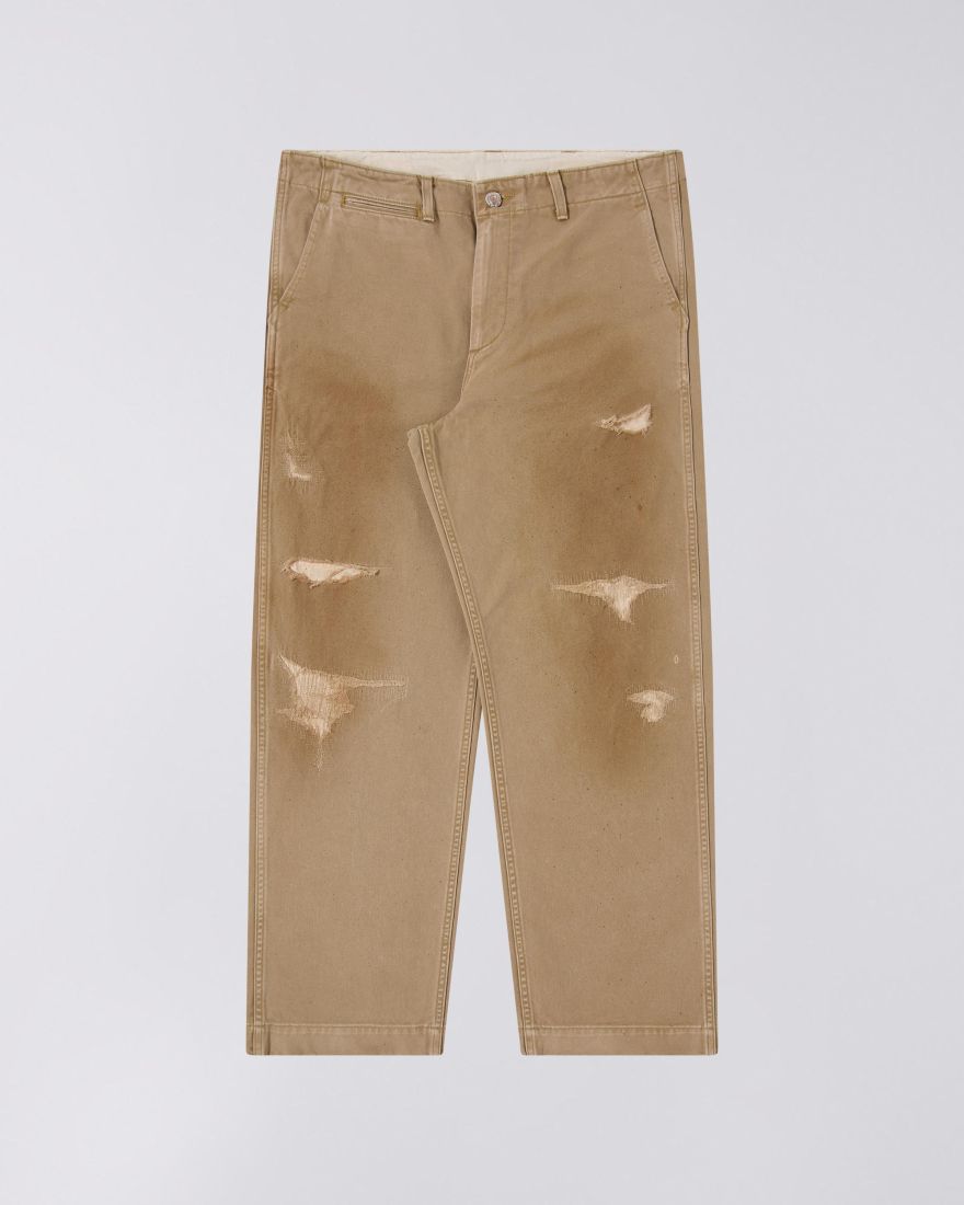 EDWIN Wide Trousers remake khaki