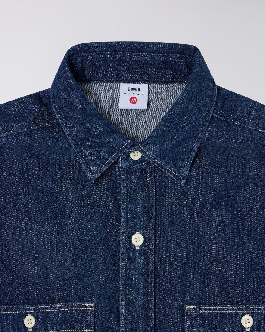 EDWIN Work Shirt Dark Used