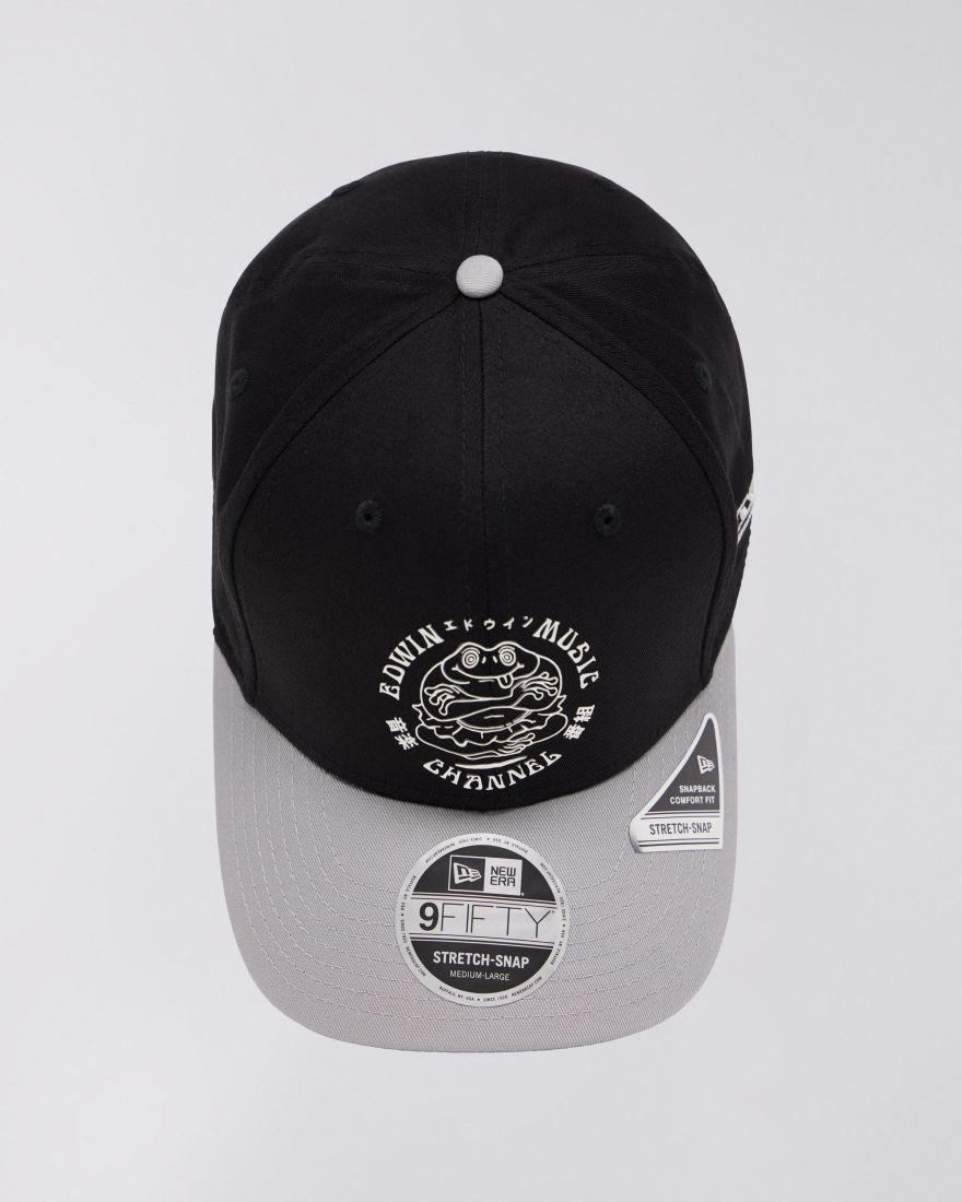 EDWIN EDWIN X New Era 'EMC' 9FIFTY Stretch Snap Cap Black/Grey