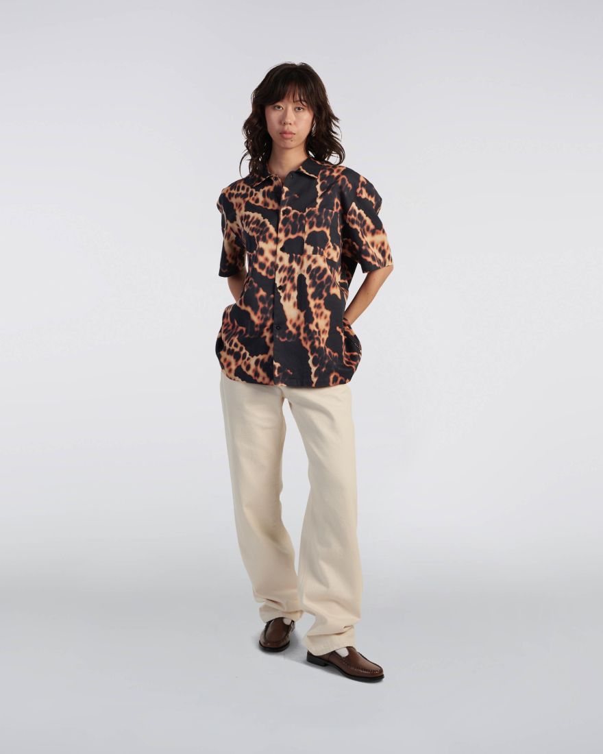 EDWIN Yakedo Shirt SS Garment Washed