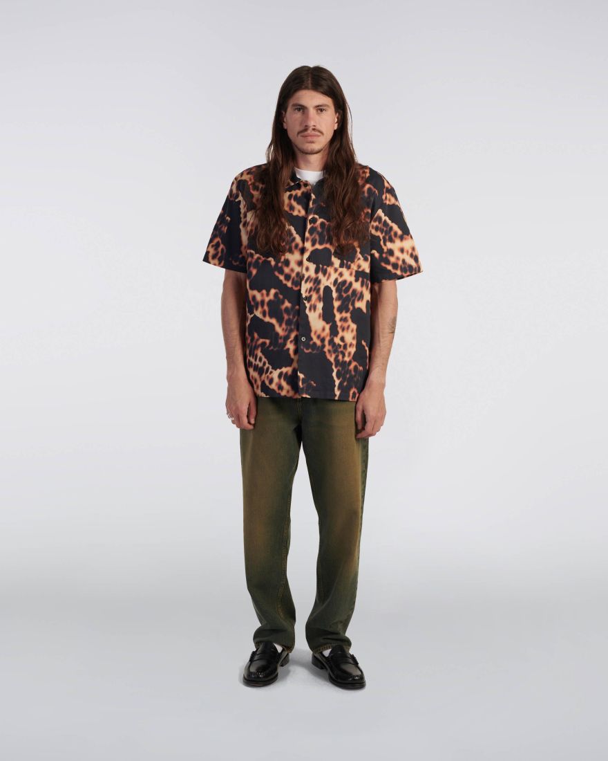 EDWIN Yakedo Shirt SS garment washed