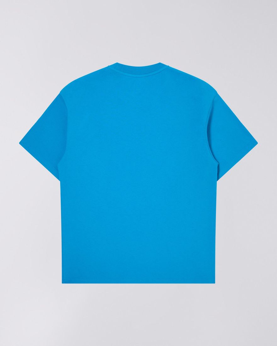 EDWIN Katakana Embroidery T-Shirt Ton In Ton Emb Washed