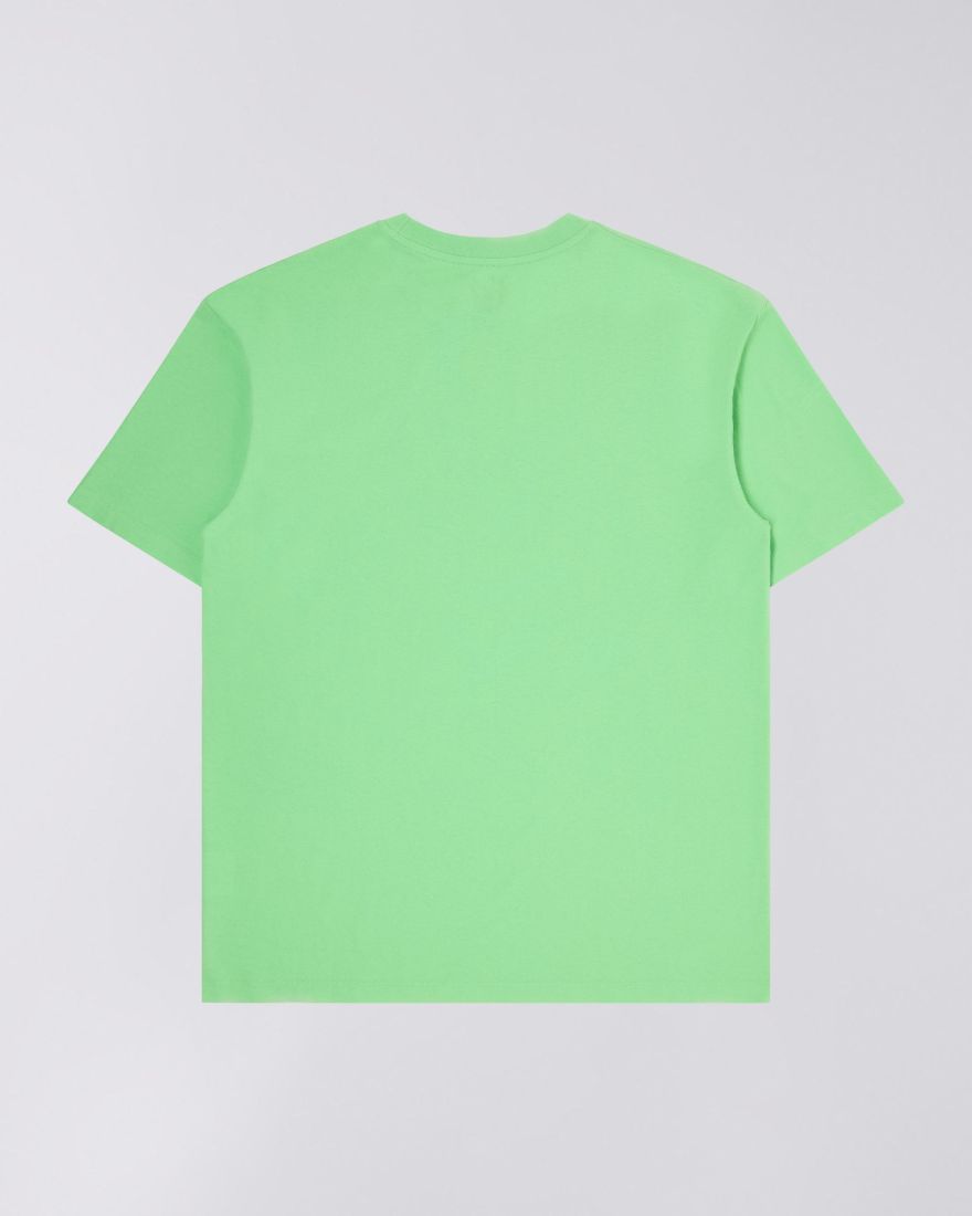 EDWIN Katakana Embroidery T-Shirt Ton In Ton Emb Washed