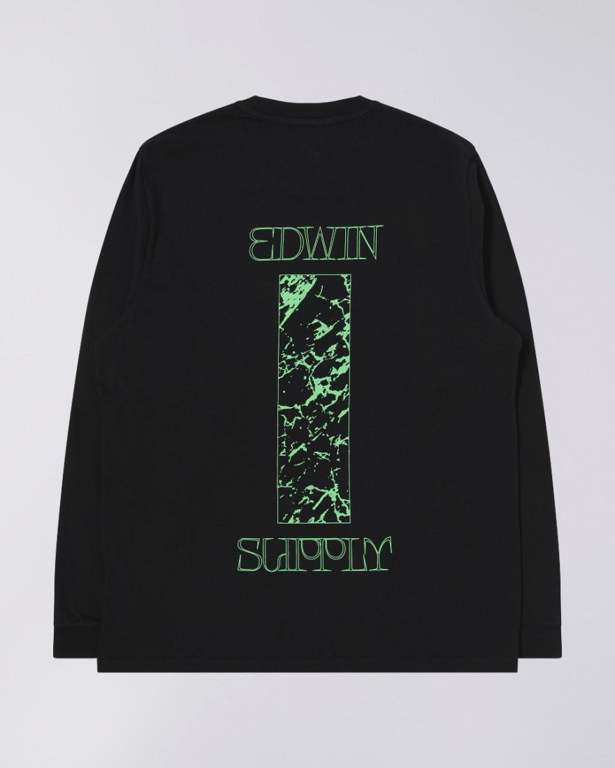 EDWIN Nocturnal Wandering T-Shirt LS Garment Washed