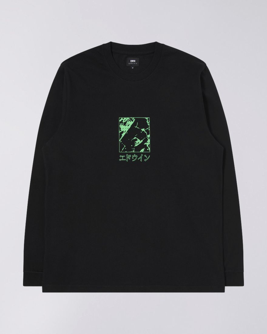 EDWIN Nocturnal Wandering T-Shirt LS garment washed