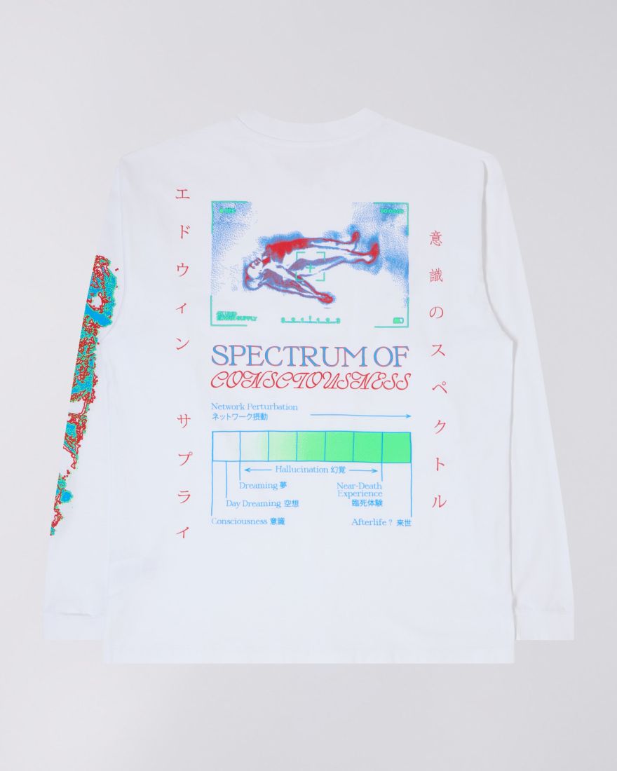 EDWIN Spectrum Of Consciousness T-Shirt LS Garment Washed