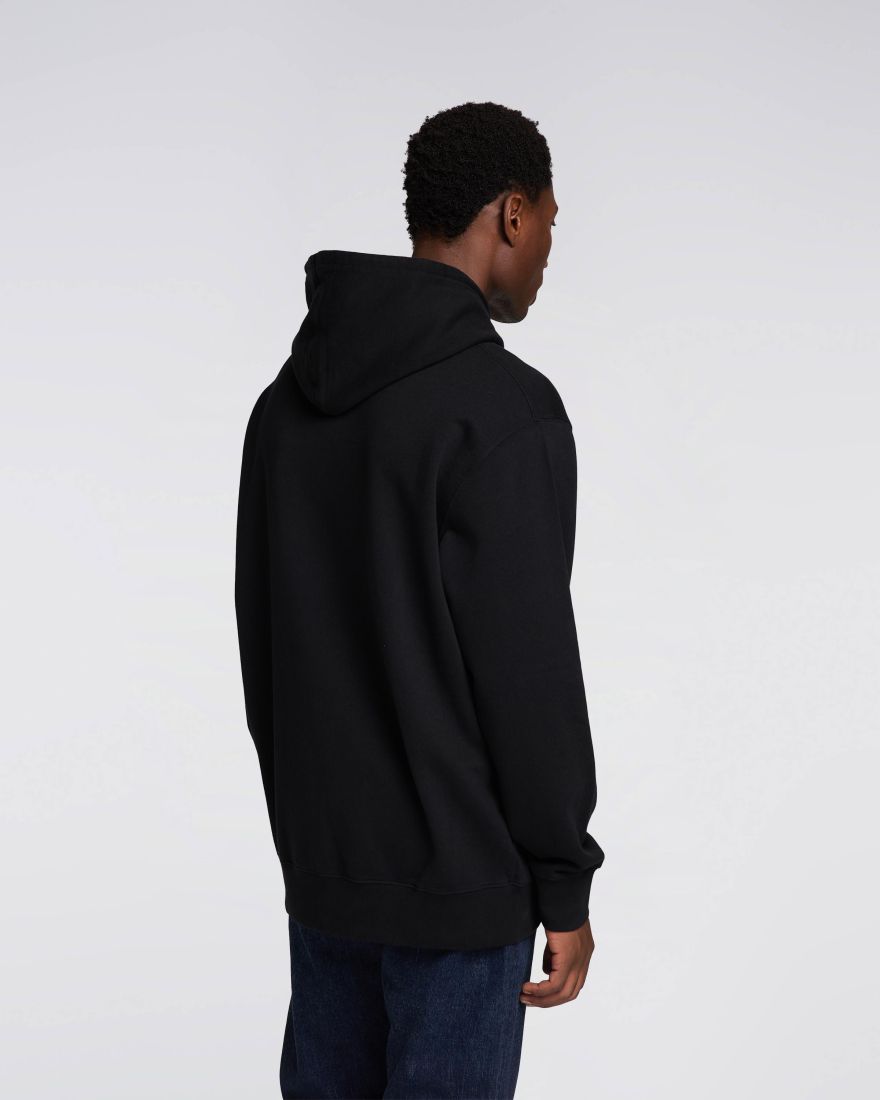 EDWIN Sunset On Mt Fuji Hoodie Sweat Garment Washed