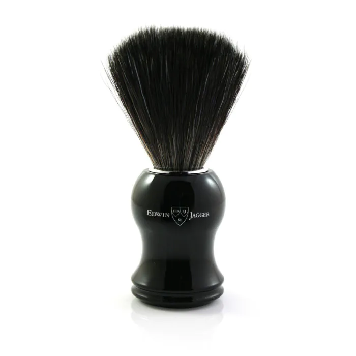 Edwin Jagger 21P36 Imitation ebony shaving brush (Black Synthetic)