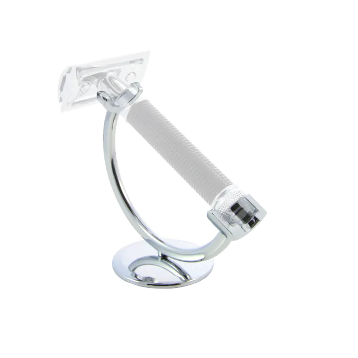 Edwin Jagger 3ONE6 Double Edge Safety Razor Stainless Steel Anodised Light Blue