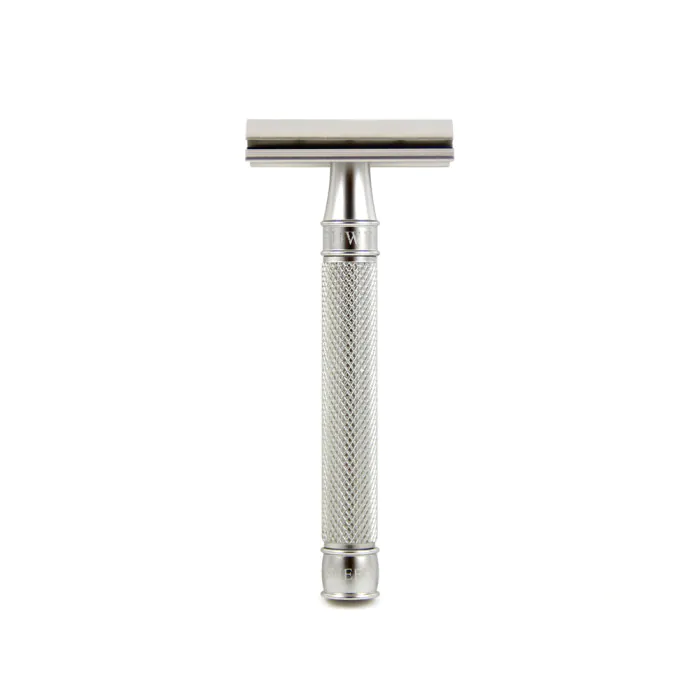 Edwin Jagger 3ONE6 Double Edge Safety Razor Stainless Steel Knurled