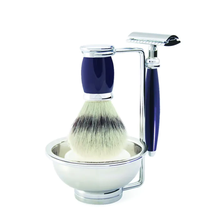 Edwin Jagger 4pc Bulbous Blue Set (DE)