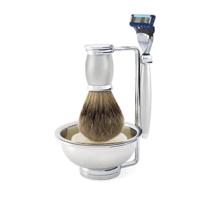 Edwin Jagger 4pc Bulbous Satin Set (DE)