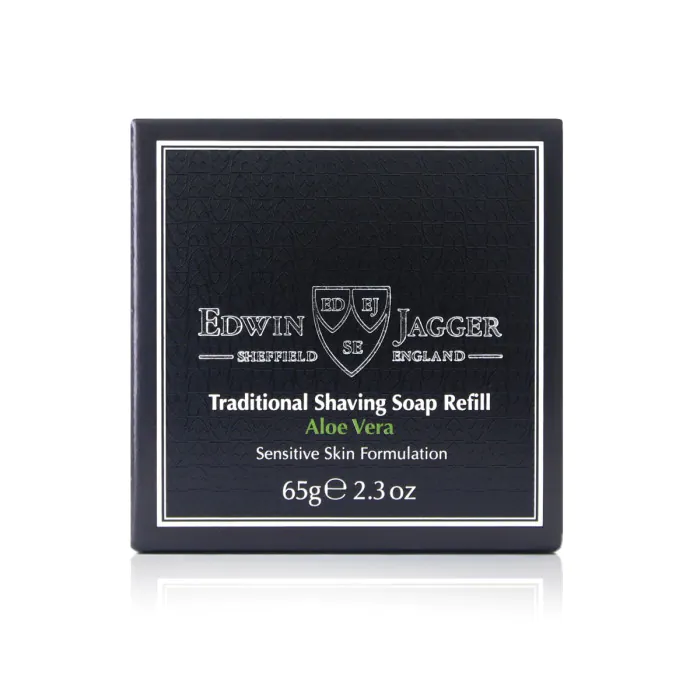 Edwin Jagger Aloe Vera Shaving Soap Refill 65g