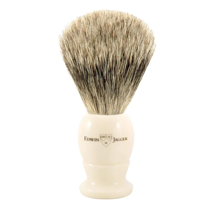Edwin Jagger Best Badger Shaving Brush Imitation Ivory