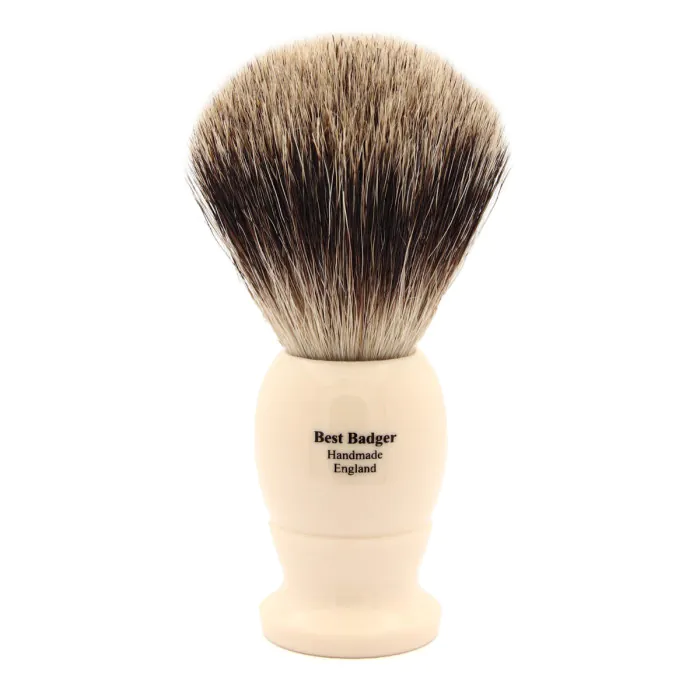 Edwin Jagger Best Badger Shaving Brush Imitation Ivory