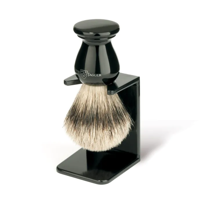 Edwin Jagger Black Brush Drip Stand (Small)
