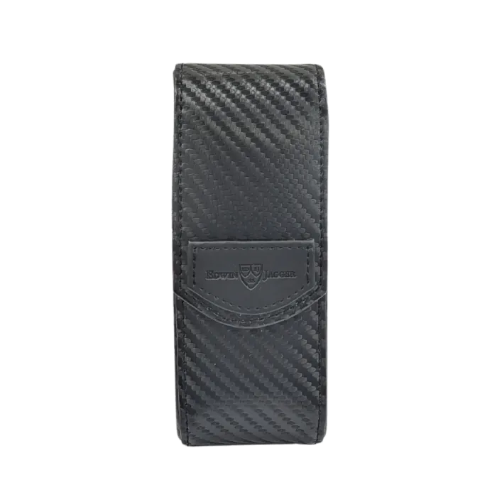 Edwin Jagger Black Carbon Fibre Razor Case (Mach3 or Fusion)