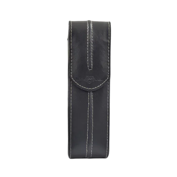 Edwin Jagger Black Leather Razor Case (Mach3 Or Fusion)