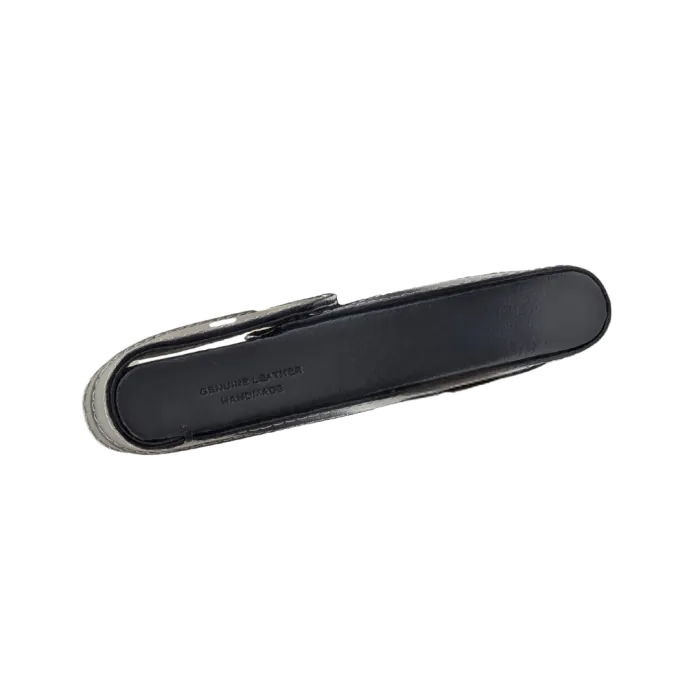 Edwin Jagger Black Leather Razor Case (Mach3 Or Fusion)