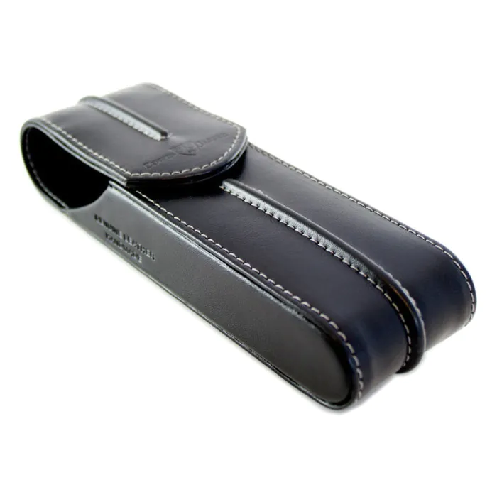 Edwin Jagger Black Leather Razor Case (Mach3 or Fusion)